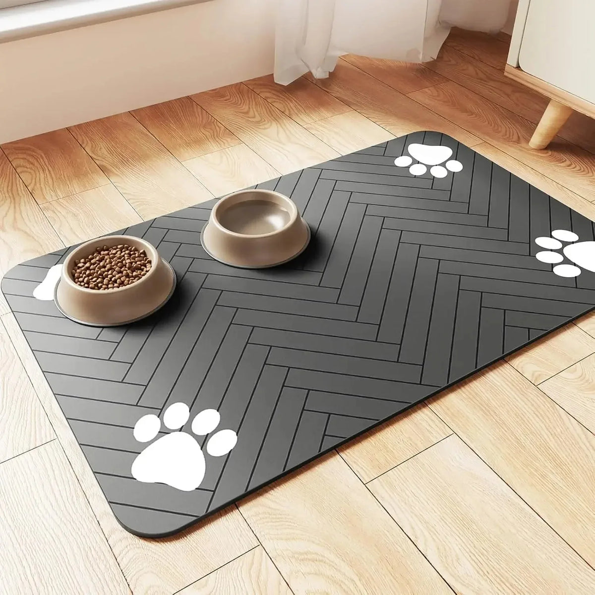 ZENVIPAW Quick-Dry Absorbent Pet Feeding Mat