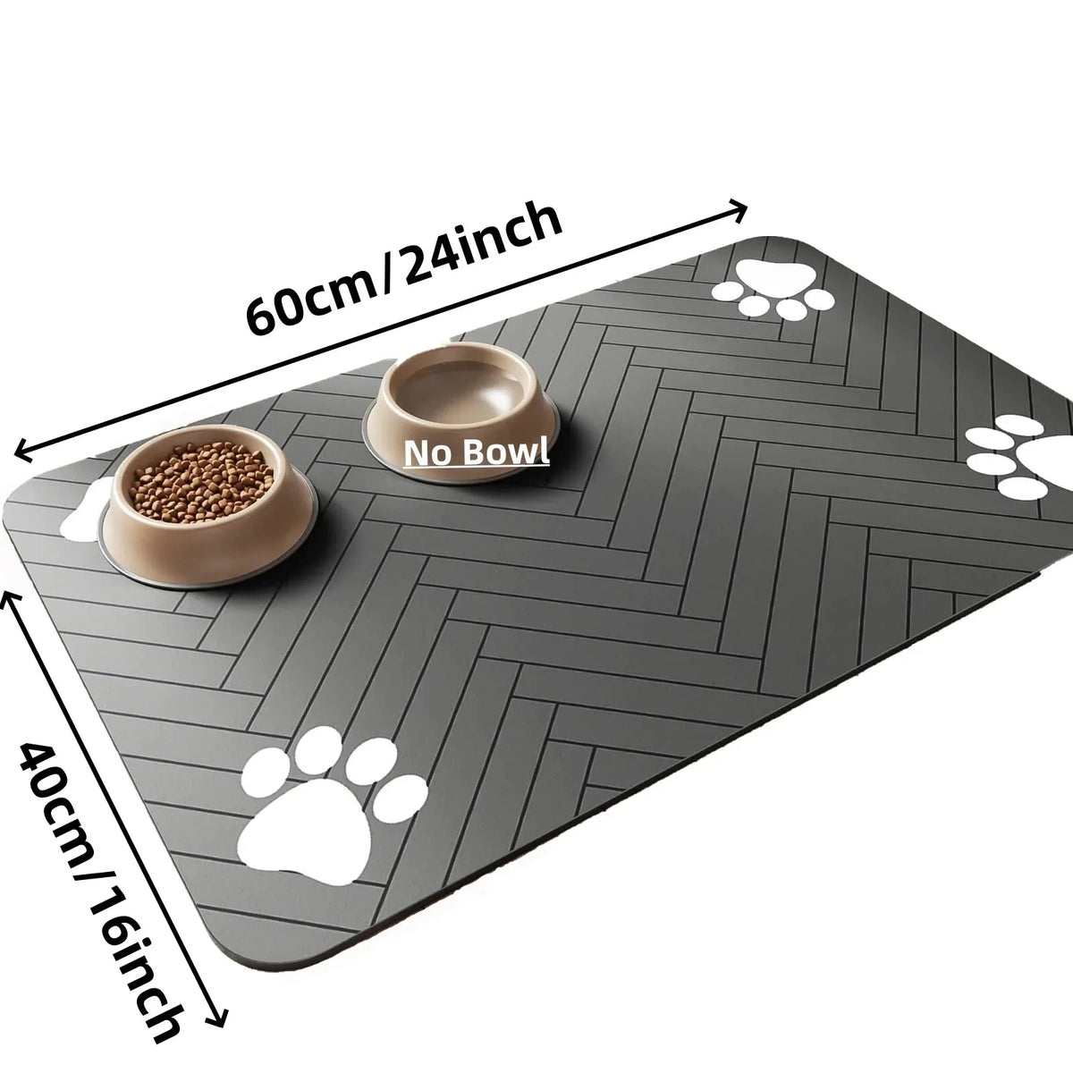 ZENVIPAW Quick-Dry Absorbent Pet Feeding Mat