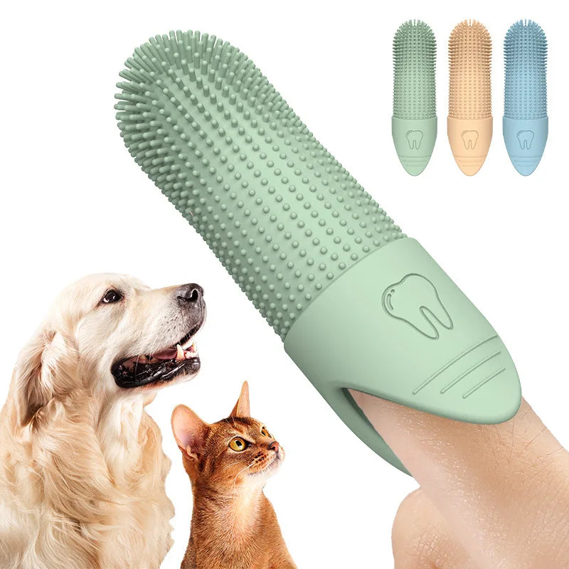 ZENVIPAW 360° Silicone Finger Toothbrush for Dogs