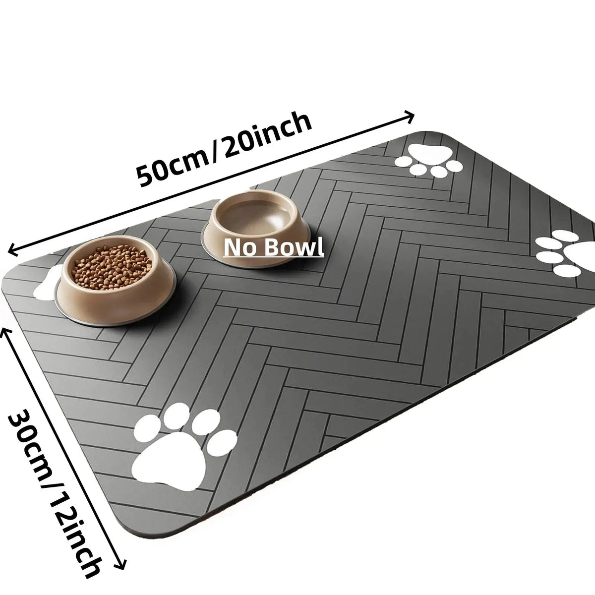 ZENVIPAW Quick-Dry Absorbent Pet Feeding Mat