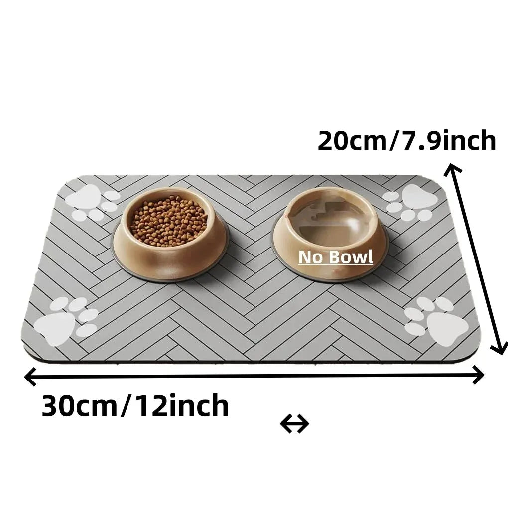 ZENVIPAW Quick-Dry Absorbent Pet Feeding Mat