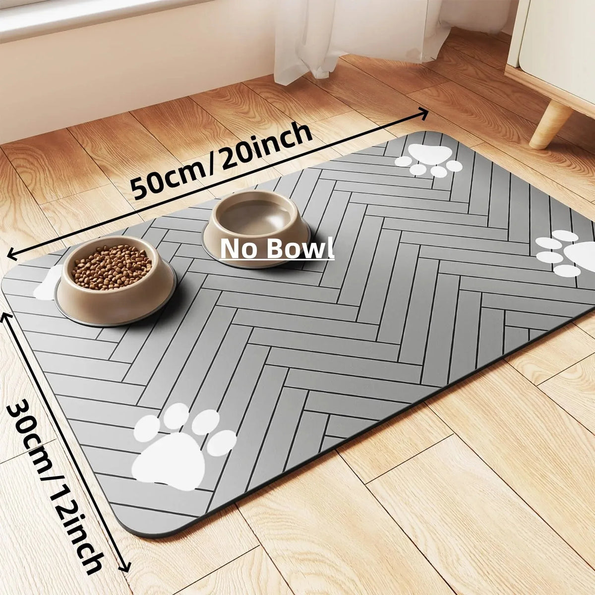 ZENVIPAW Quick-Dry Absorbent Pet Feeding Mat