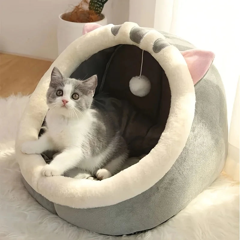 ZENVIPAW Cozy Cat Cave Bed