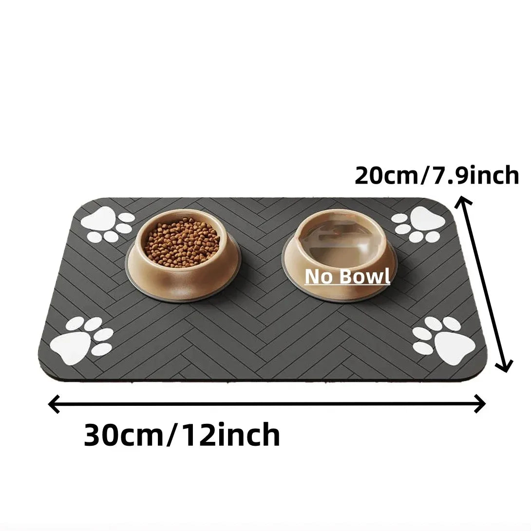 ZENVIPAW Quick-Dry Absorbent Pet Feeding Mat