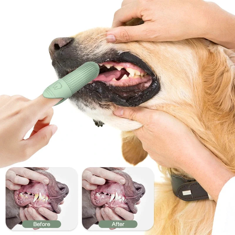 ZENVIPAW 360° Silicone Finger Toothbrush for Dogs